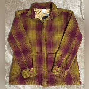 NWT The North Face Valley Twill Utility Shacket  Size: M  | Color: Boysenberry